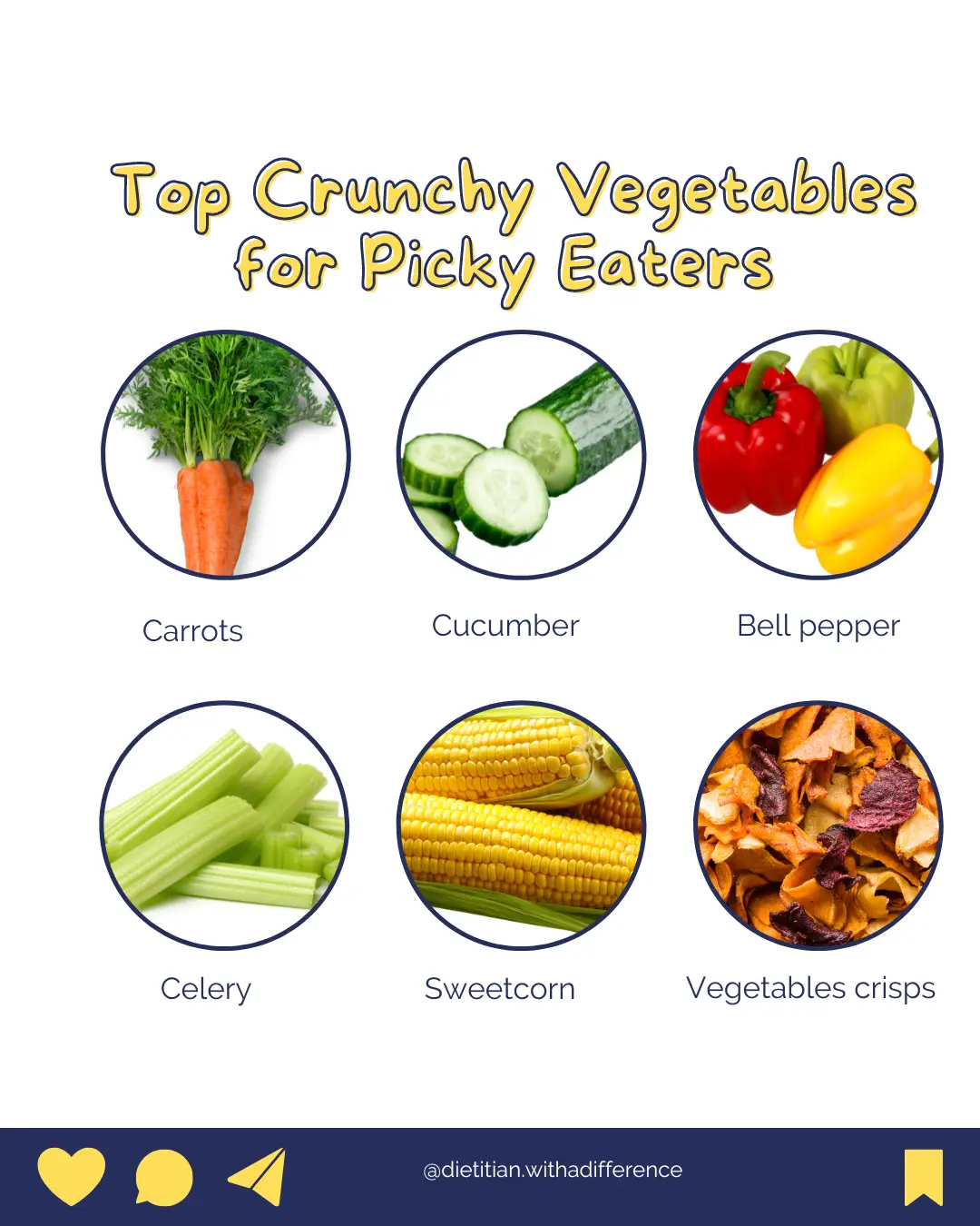 Top crunchy vegetables for picky eaters 