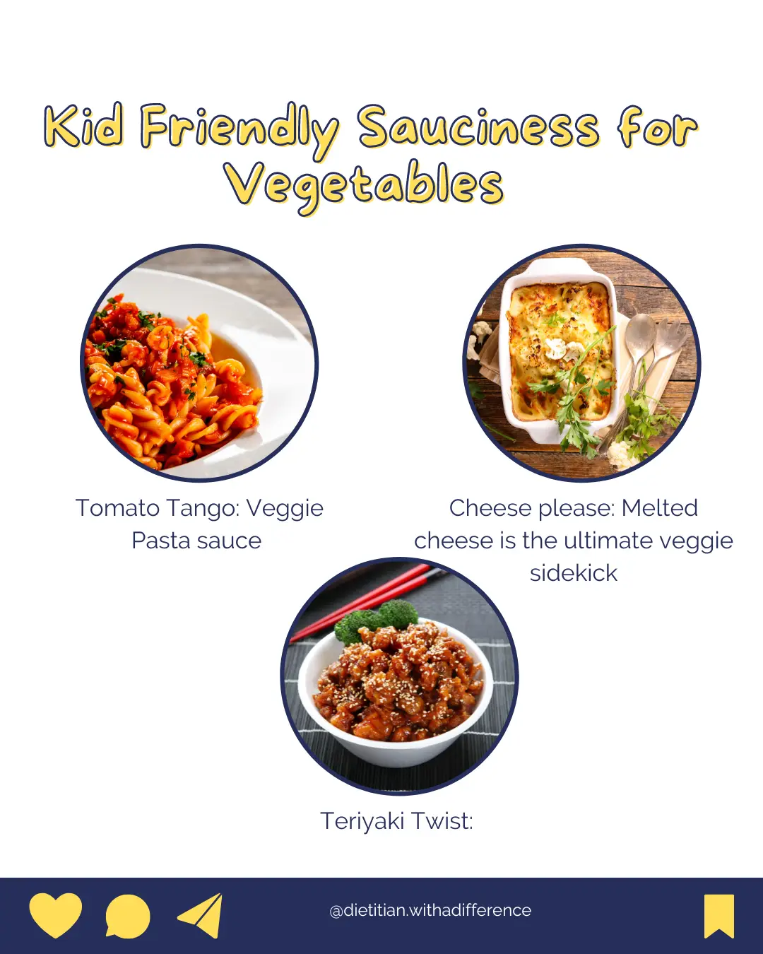 Sauce ideas for Vegetables for Picky Eaters 