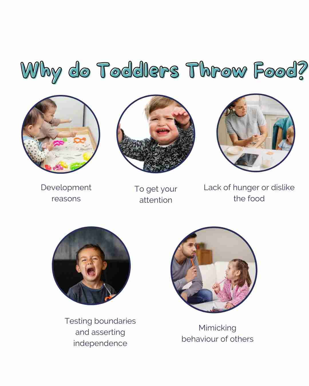 Why do toddlers throw food? 