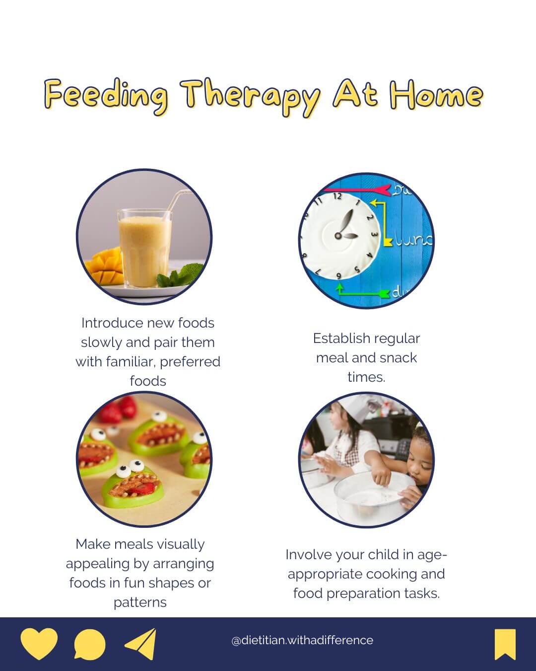 Feeding therapy at home - practical tips 