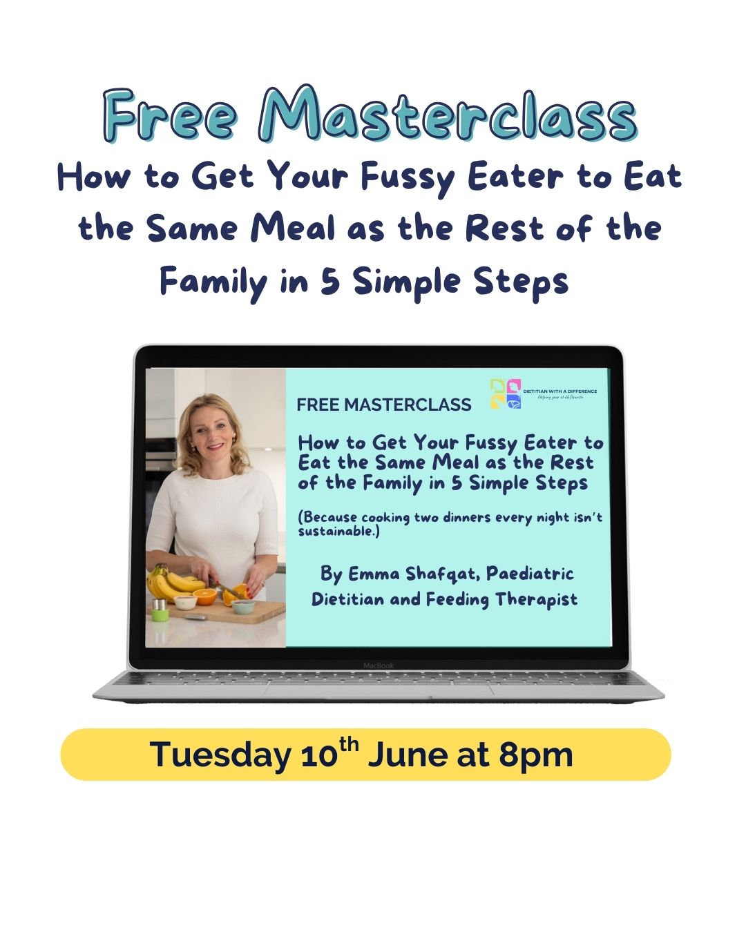 FREE fussy eating masterclass 10th June at 8pm